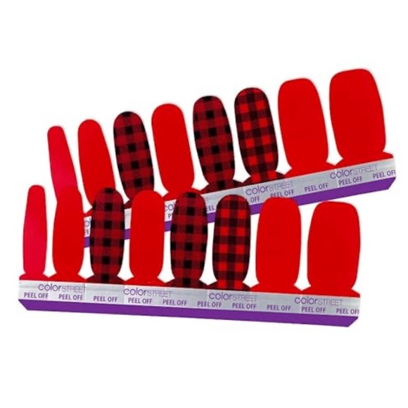 *Retired, HTF* Color Street: Good Girls Gone Plaid | Red Black Buffalo Plaid - Picture 10 of 10